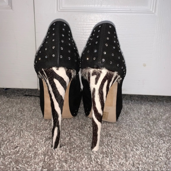 Damiano Marini Zebra Swarovski Crystal Platform - Picture 7 of 11